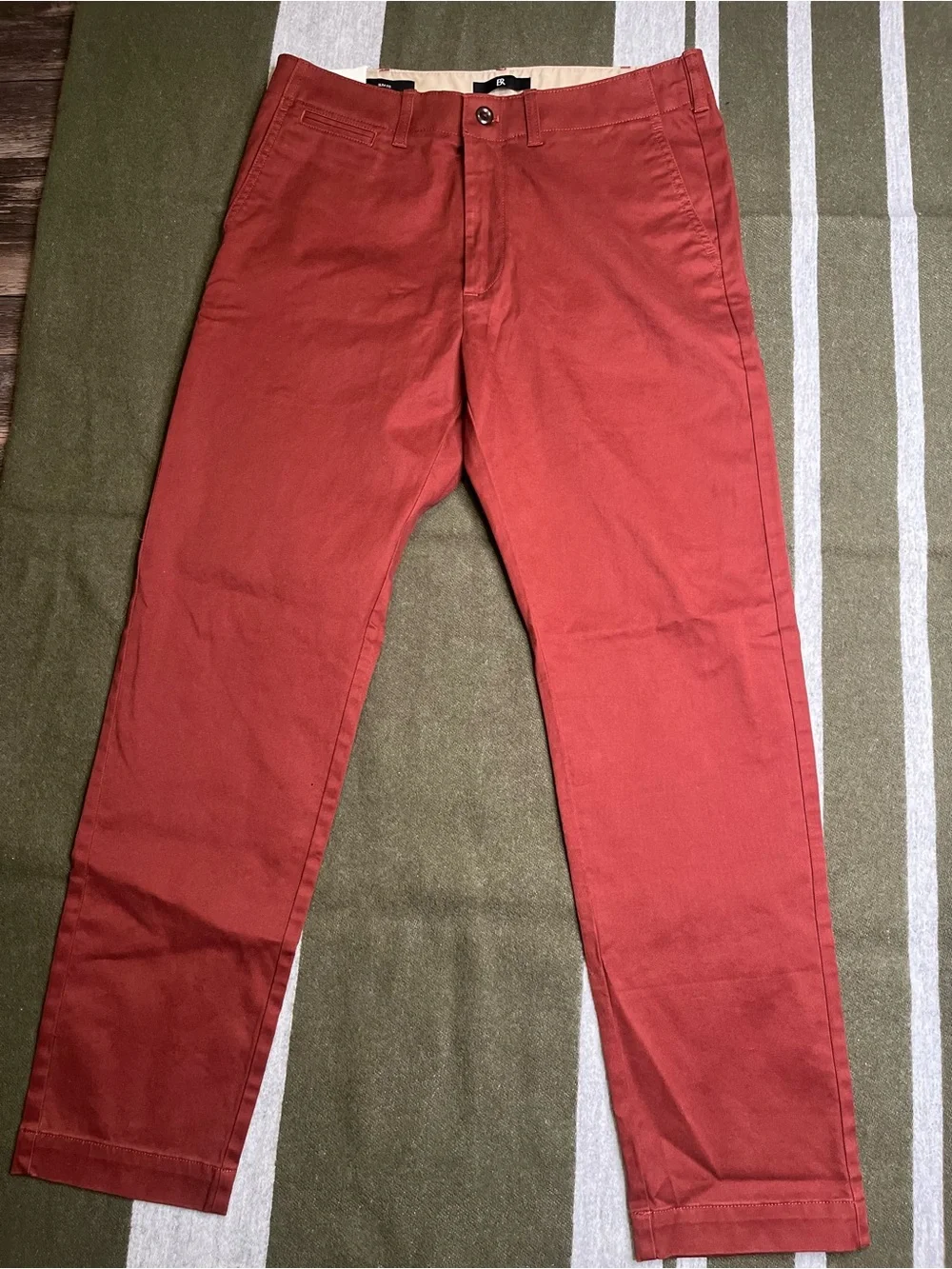 Banana Republic Rust Red Chinos - Slim Straight